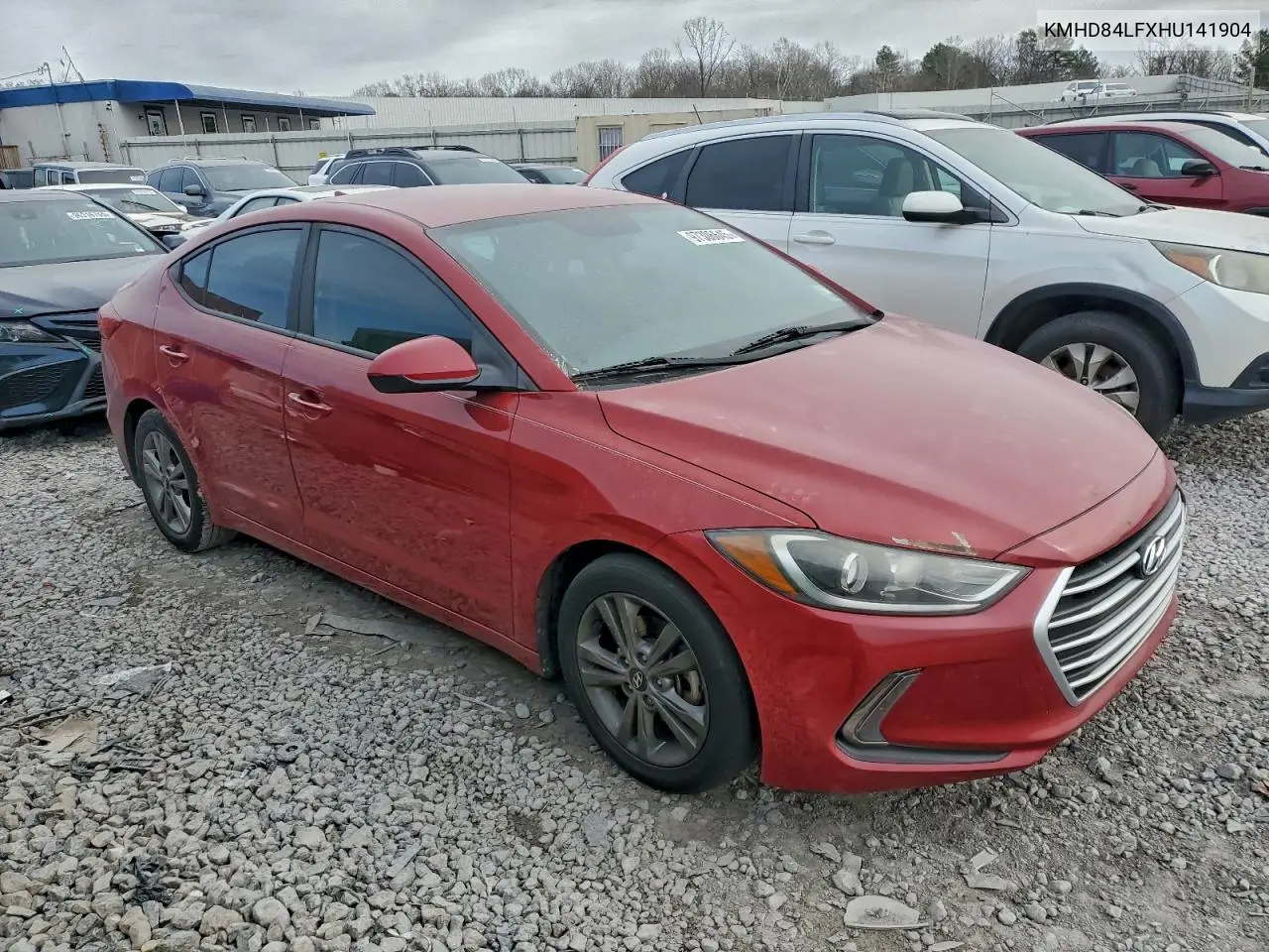 KMHD84LFXHU141904 2017 Hyundai Elantra Se