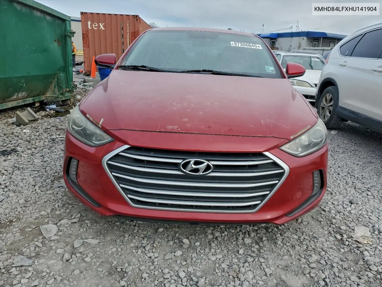 KMHD84LFXHU141904 2017 Hyundai Elantra Se