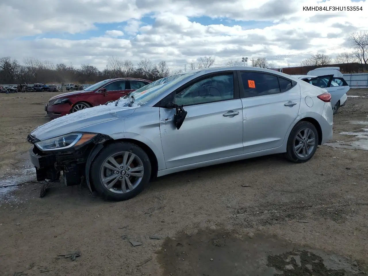 KMHD84LF3HU153554 2017 Hyundai Elantra Se