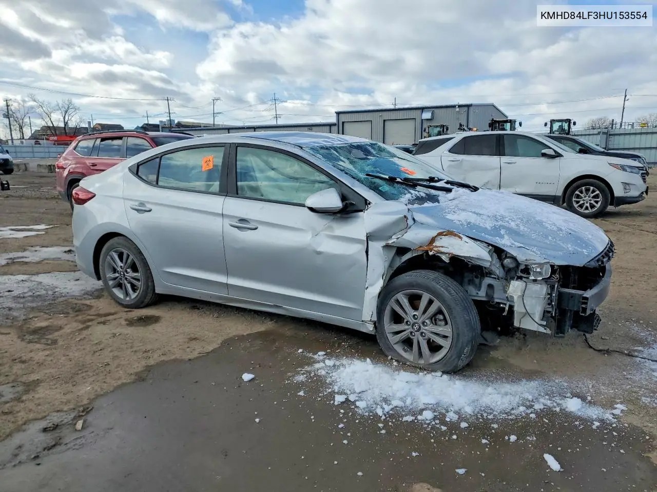 KMHD84LF3HU153554 2017 Hyundai Elantra Se