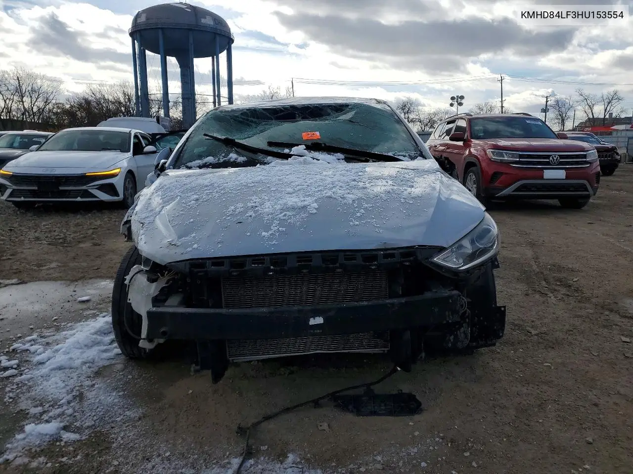 KMHD84LF3HU153554 2017 Hyundai Elantra Se