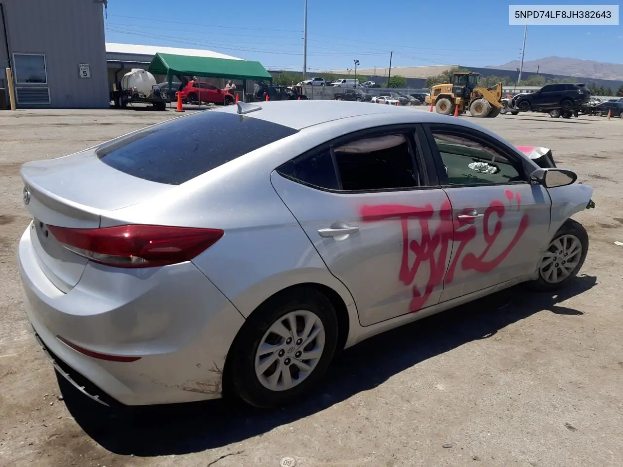 5NPD74LF8JH382643 2018 Hyundai Elantra Se