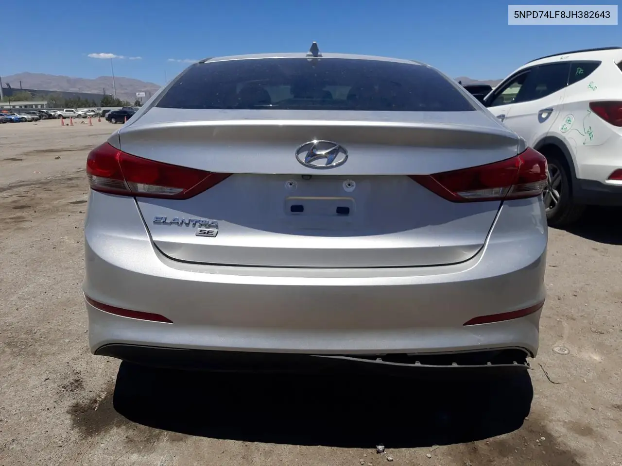 5NPD74LF8JH382643 2018 Hyundai Elantra Se