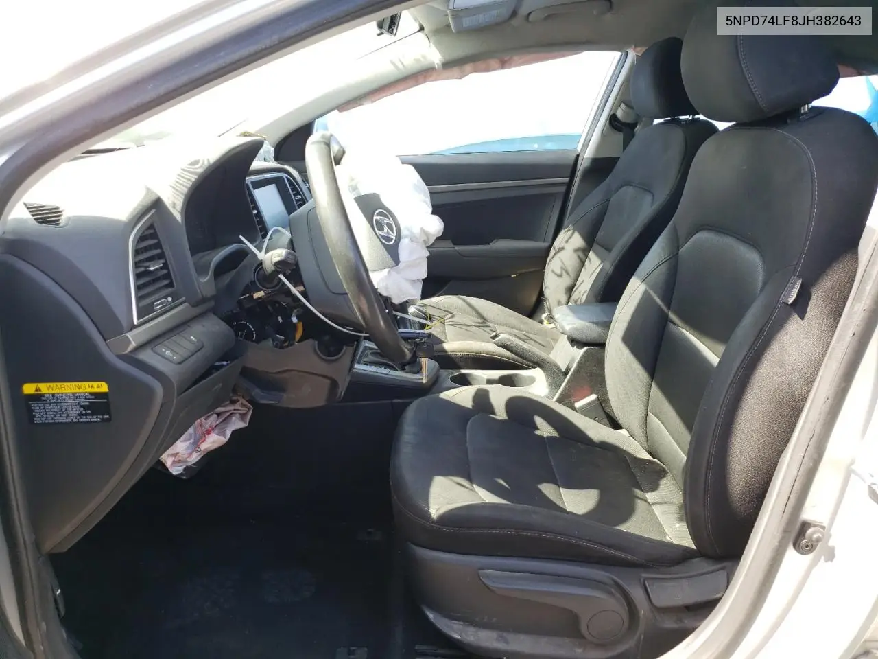 5NPD74LF8JH382643 2018 Hyundai Elantra Se