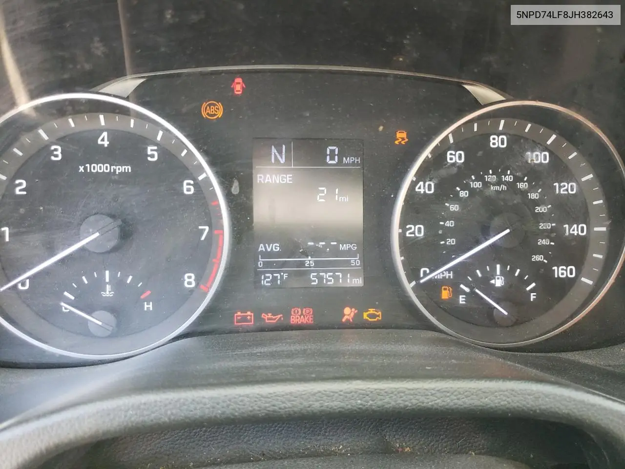5NPD74LF8JH382643 2018 Hyundai Elantra Se