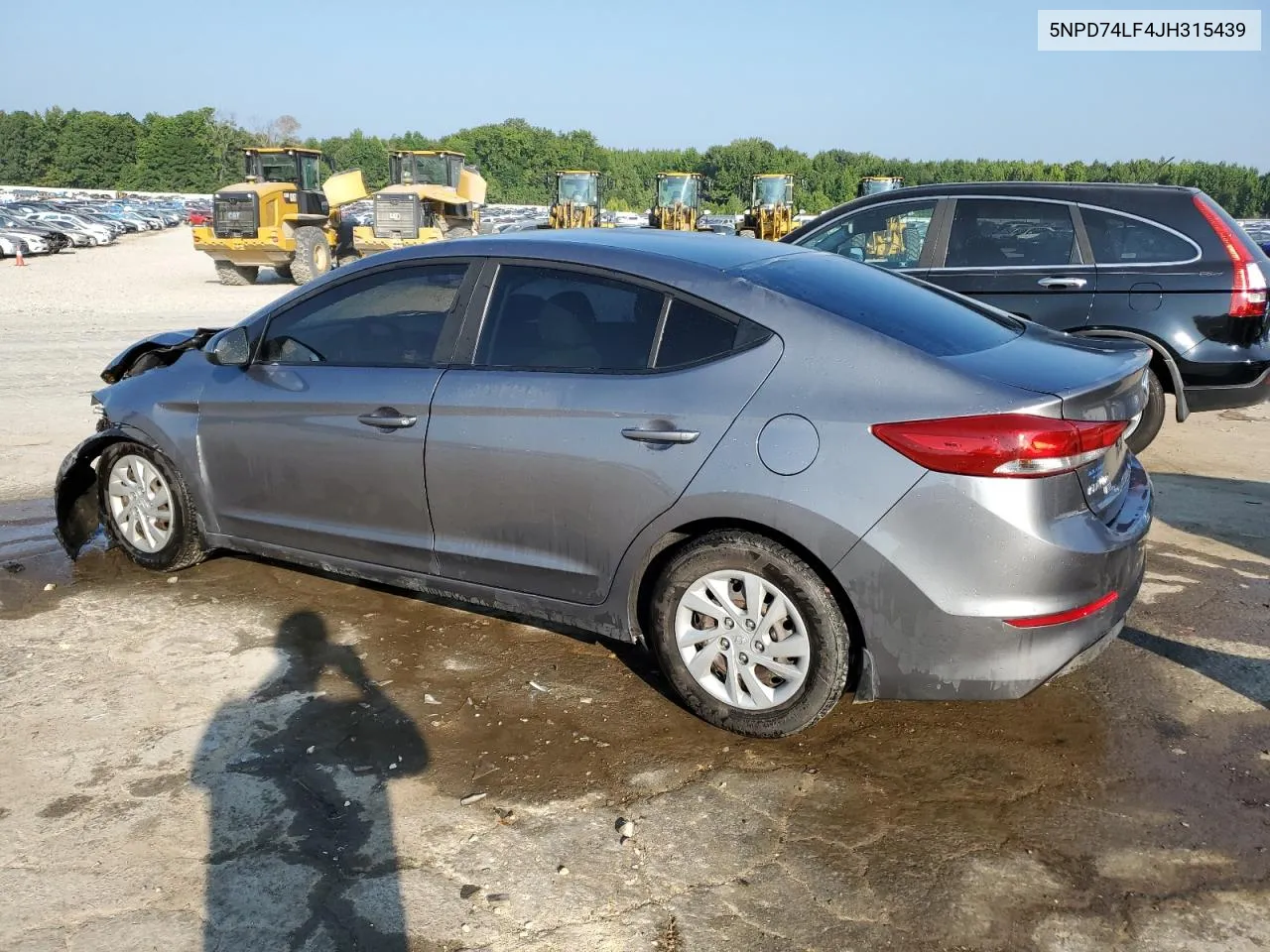 5NPD74LF4JH315439 2018 Hyundai Elantra Se