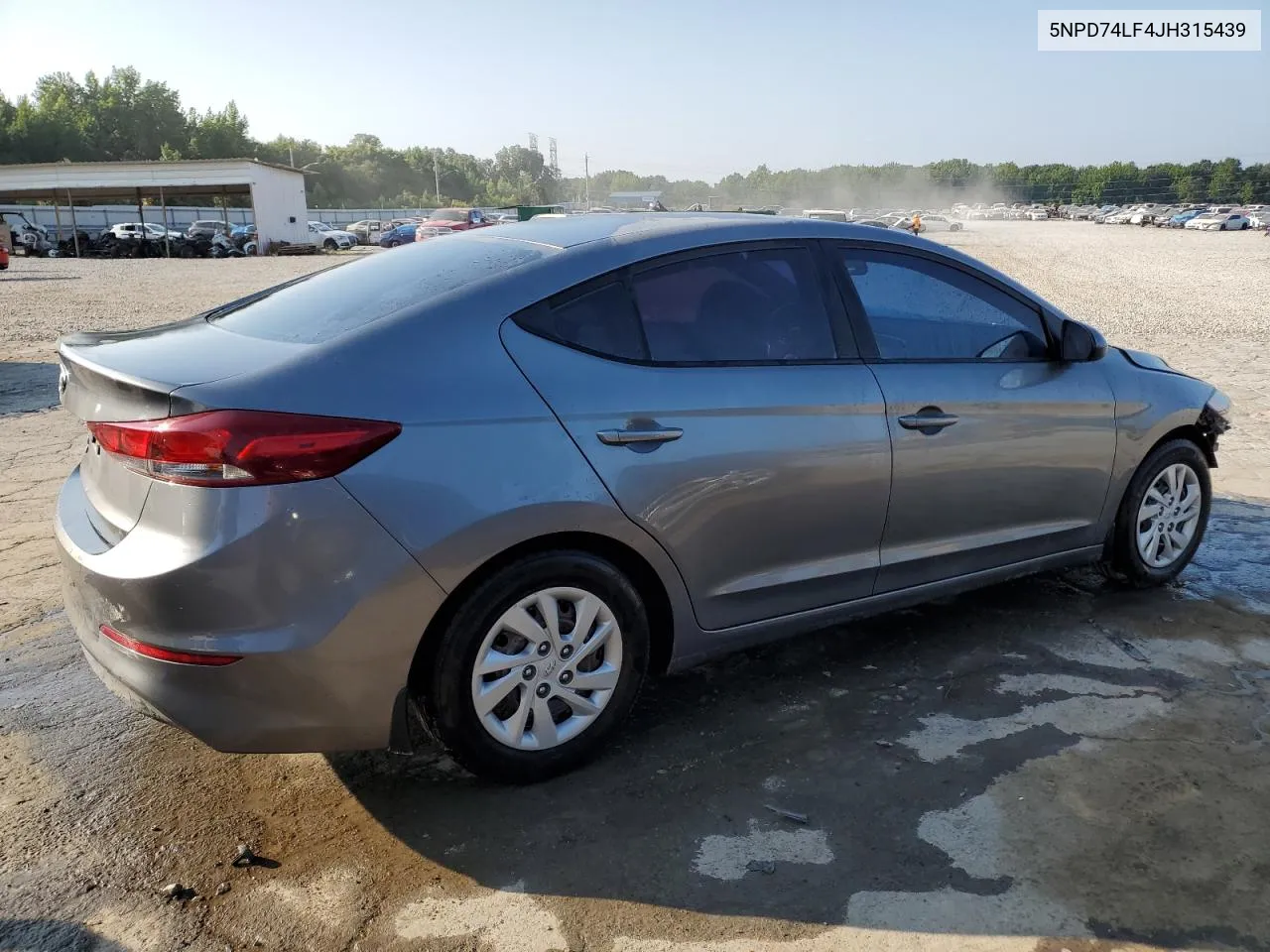 5NPD74LF4JH315439 2018 Hyundai Elantra Se