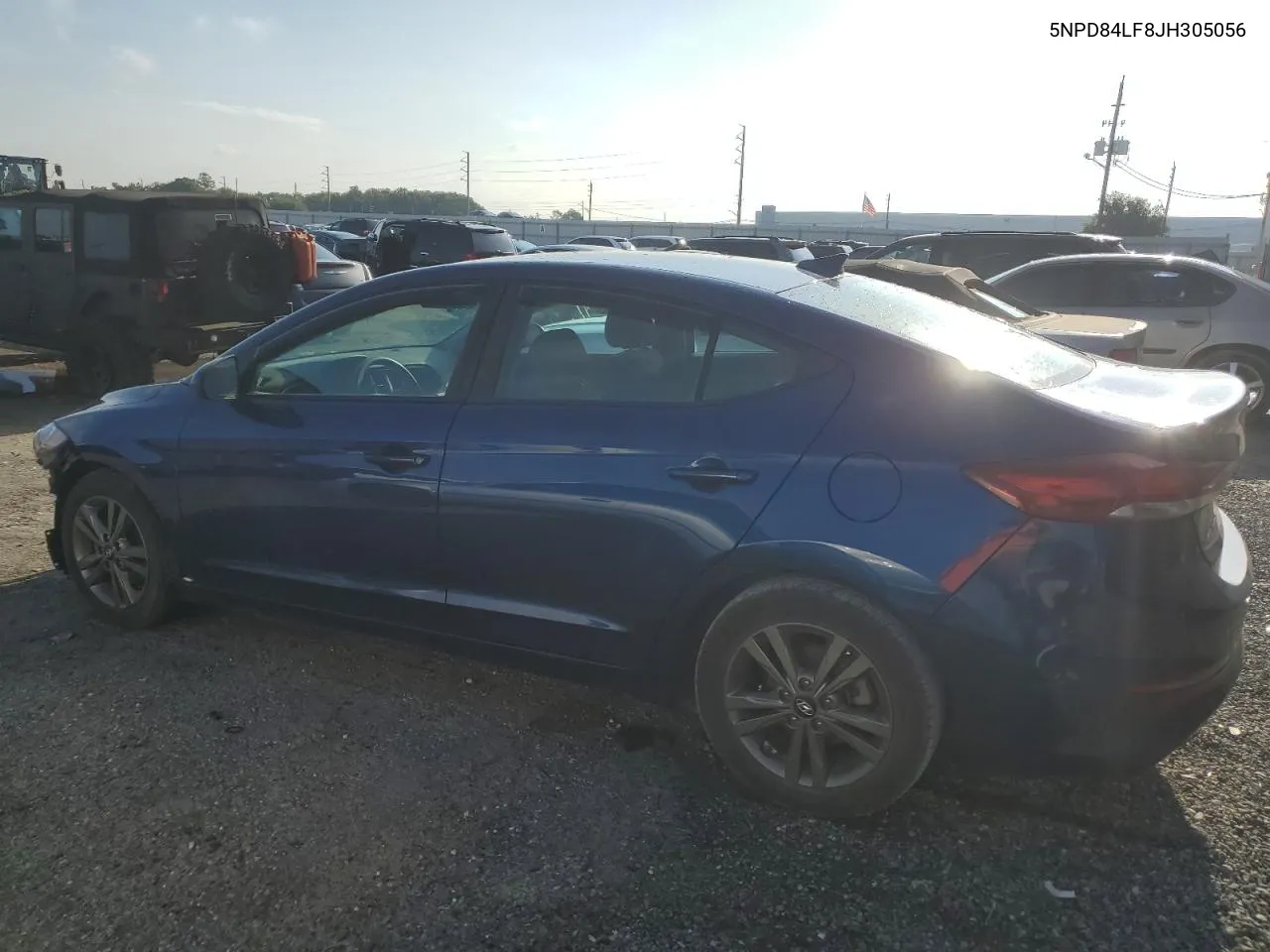 5NPD84LF8JH305056 2018 Hyundai Elantra Sel