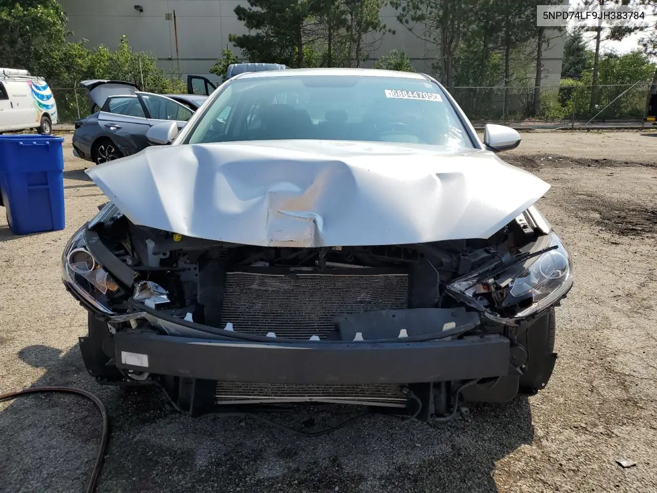 5NPD74LF9JH383784 2018 Hyundai Elantra Se