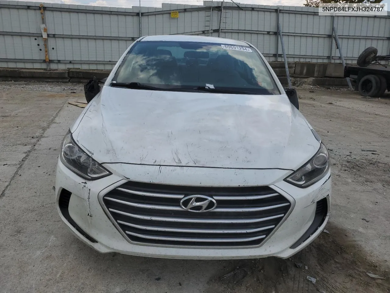 2018 Hyundai Elantra Sel VIN: 5NPD84LFXJH324787 Lot: 69691294