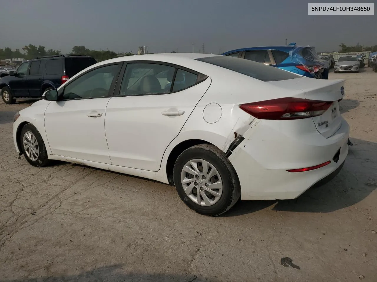 2018 Hyundai Elantra Se VIN: 5NPD74LF0JH348650 Lot: 71032894