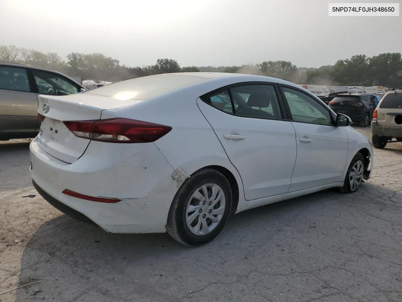 5NPD74LF0JH348650 2018 Hyundai Elantra Se