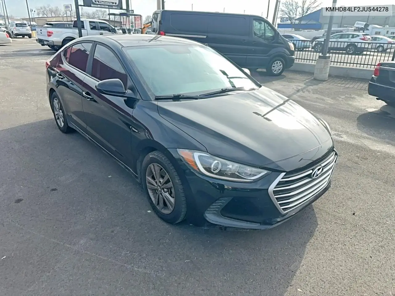 KMHD84LF2JU544278 2018 Hyundai Elantra Sel