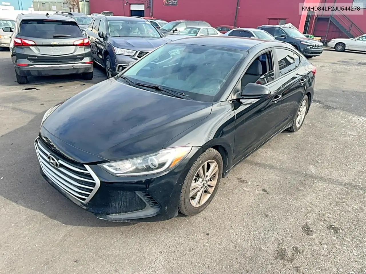 KMHD84LF2JU544278 2018 Hyundai Elantra Sel