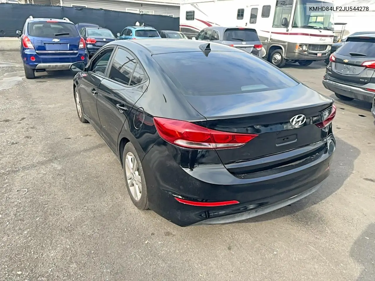 KMHD84LF2JU544278 2018 Hyundai Elantra Sel