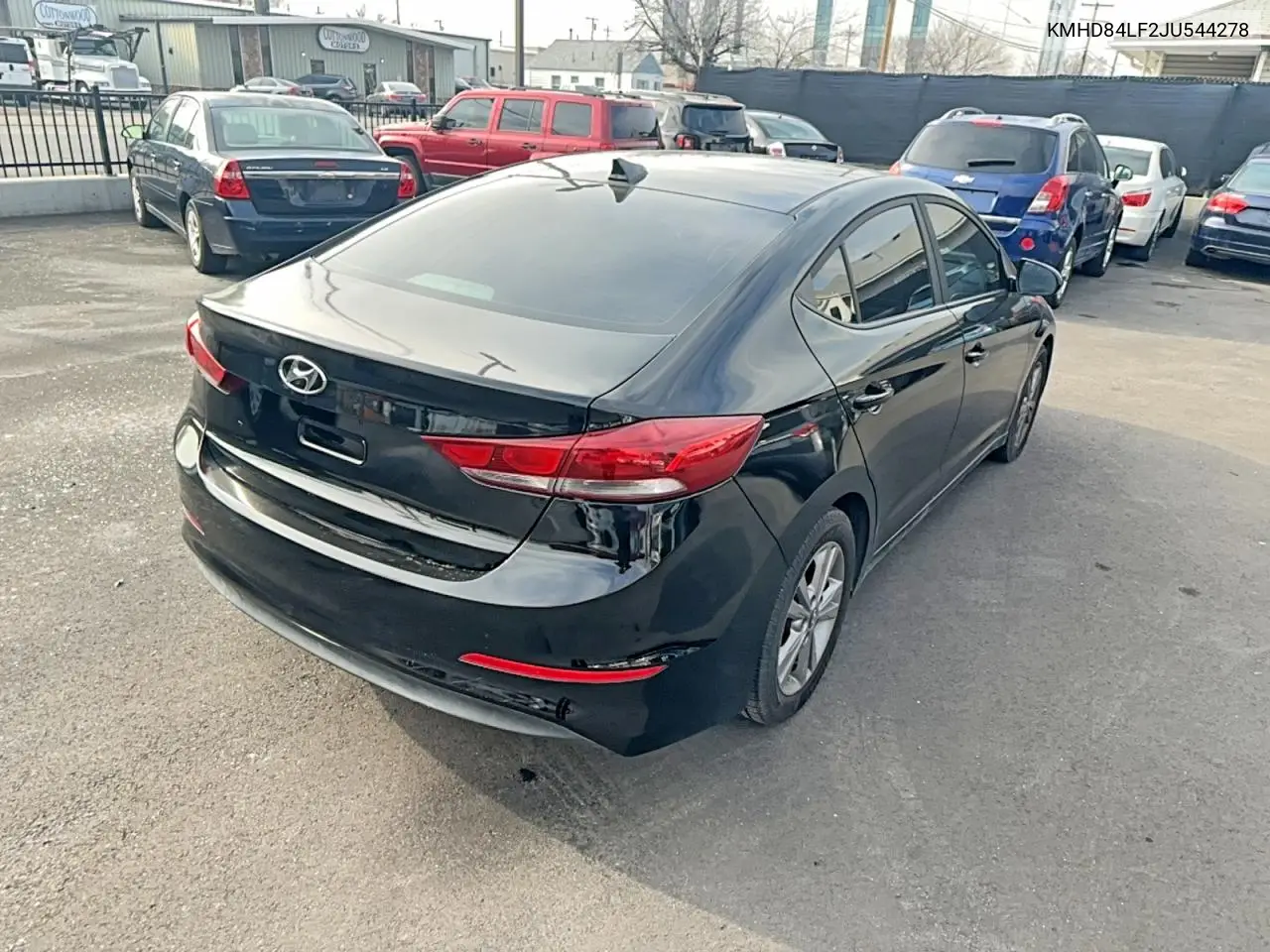 KMHD84LF2JU544278 2018 Hyundai Elantra Sel