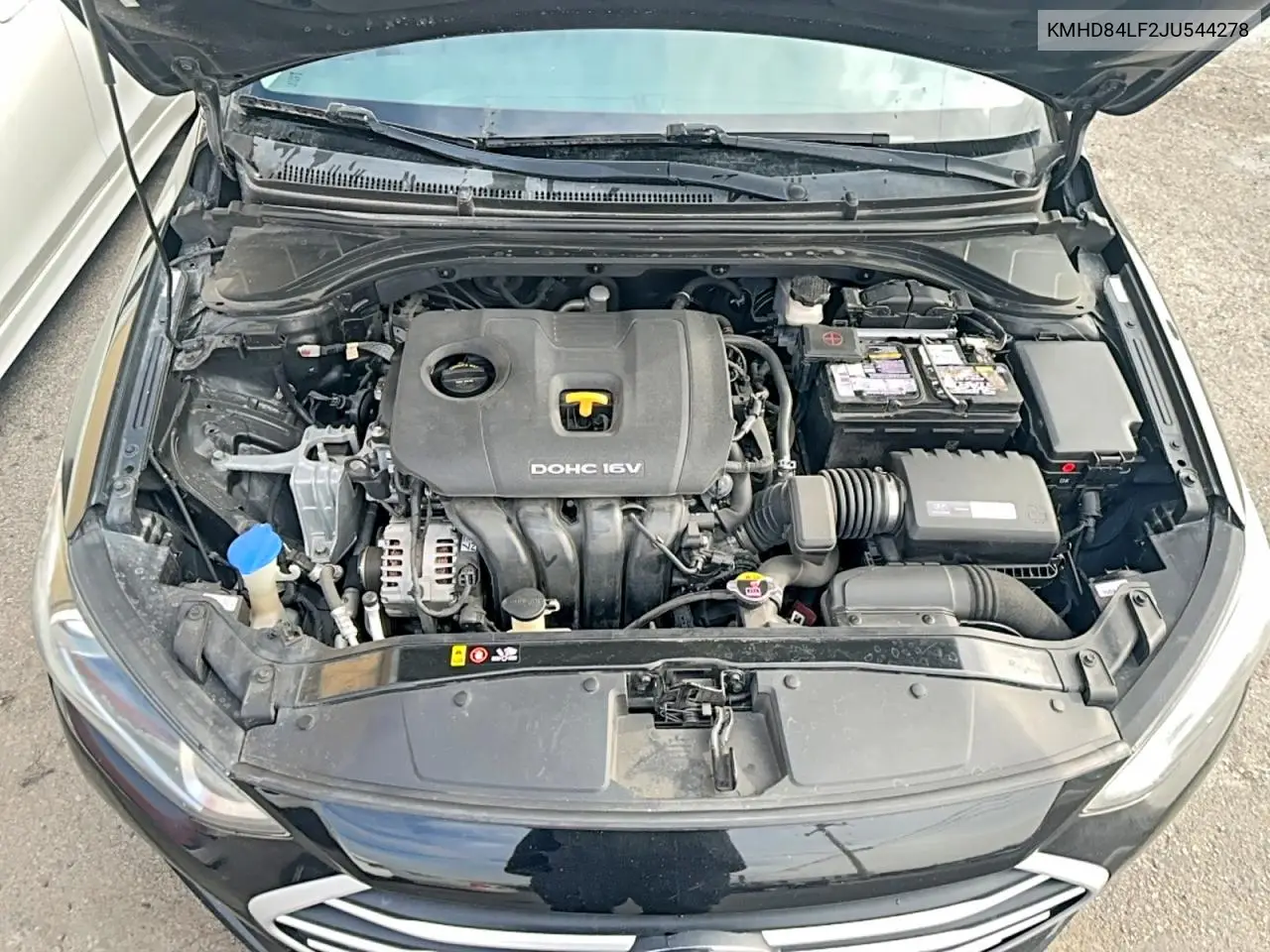KMHD84LF2JU544278 2018 Hyundai Elantra Sel