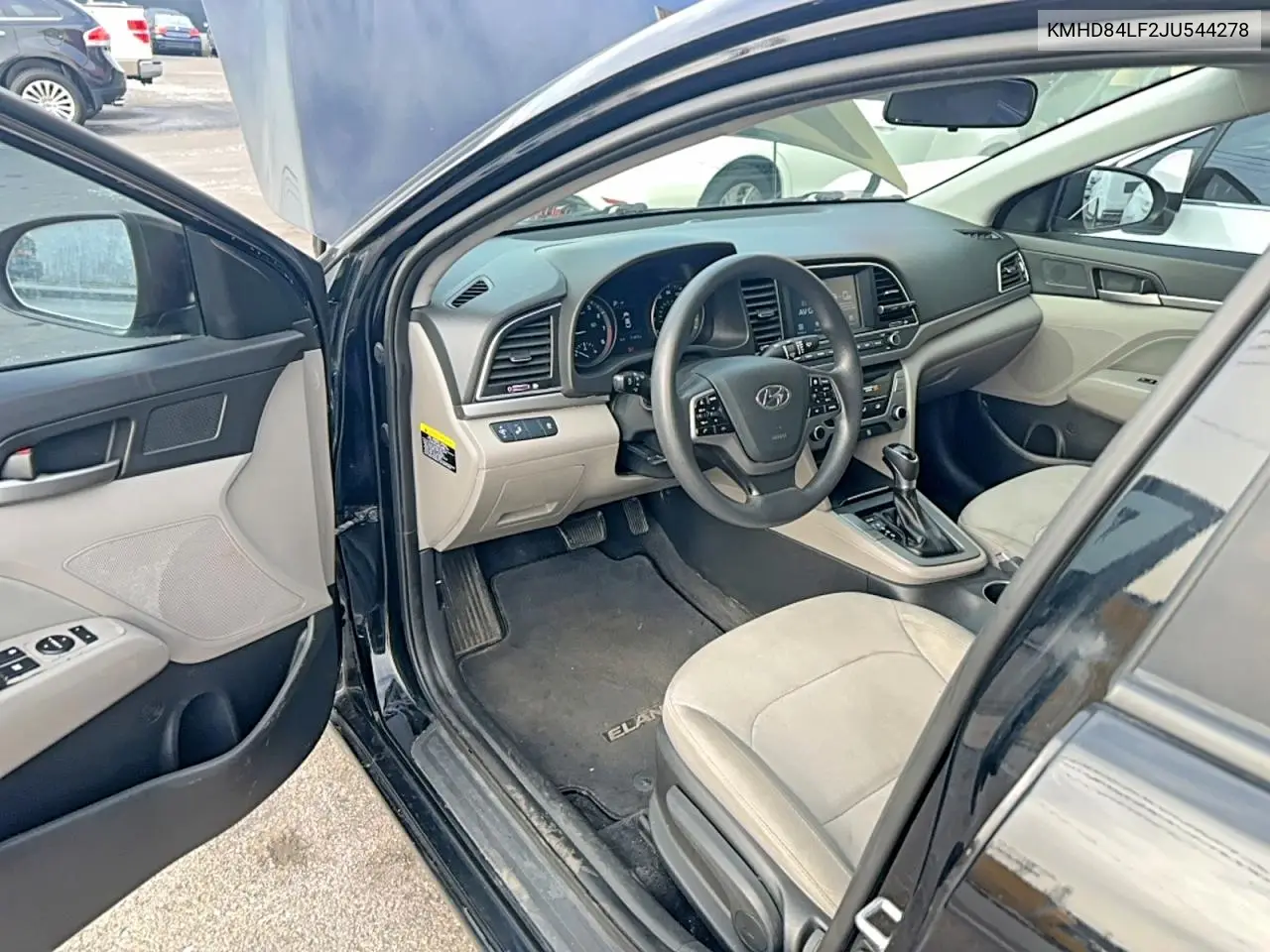 KMHD84LF2JU544278 2018 Hyundai Elantra Sel