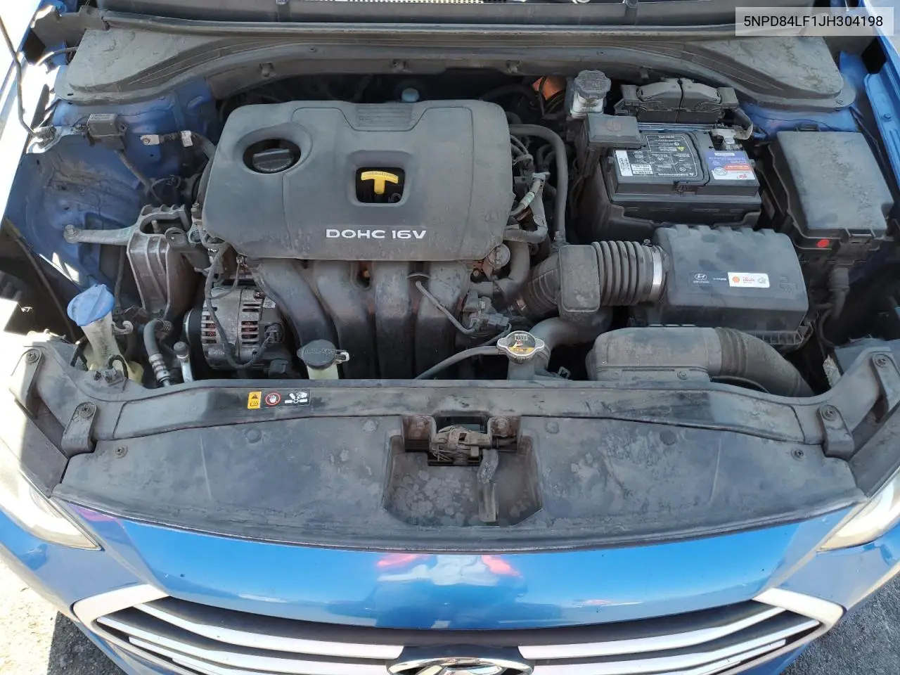 5NPD84LF1JH304198 2018 Hyundai Elantra Sel