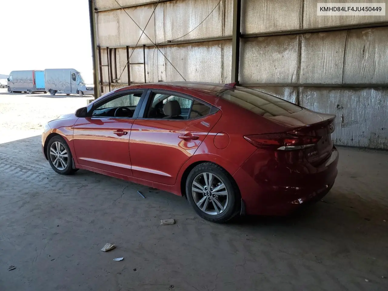 KMHD84LF4JU450449 2018 Hyundai Elantra Sel