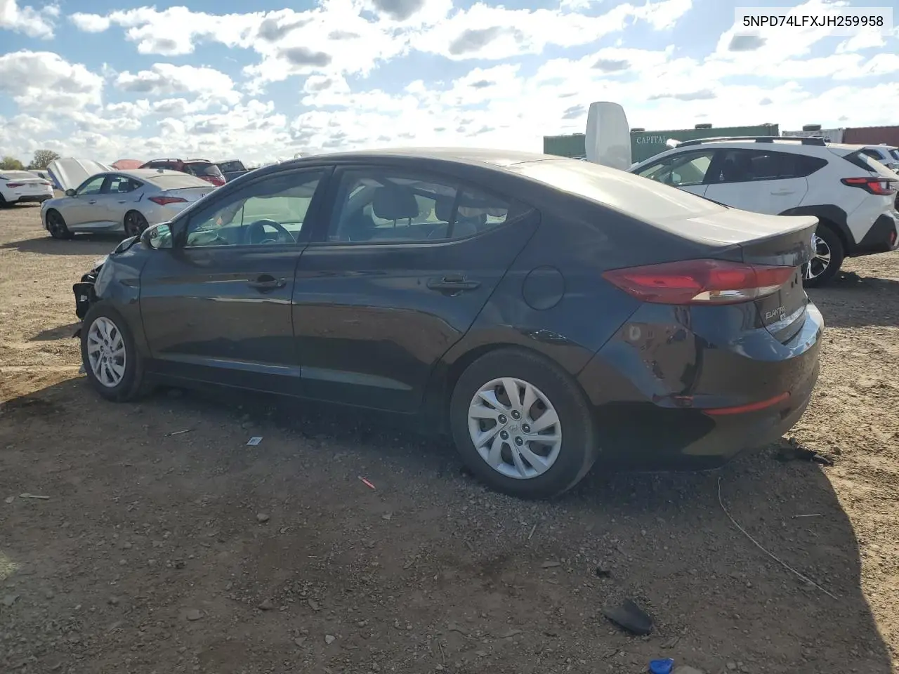 5NPD74LFXJH259958 2018 Hyundai Elantra Se