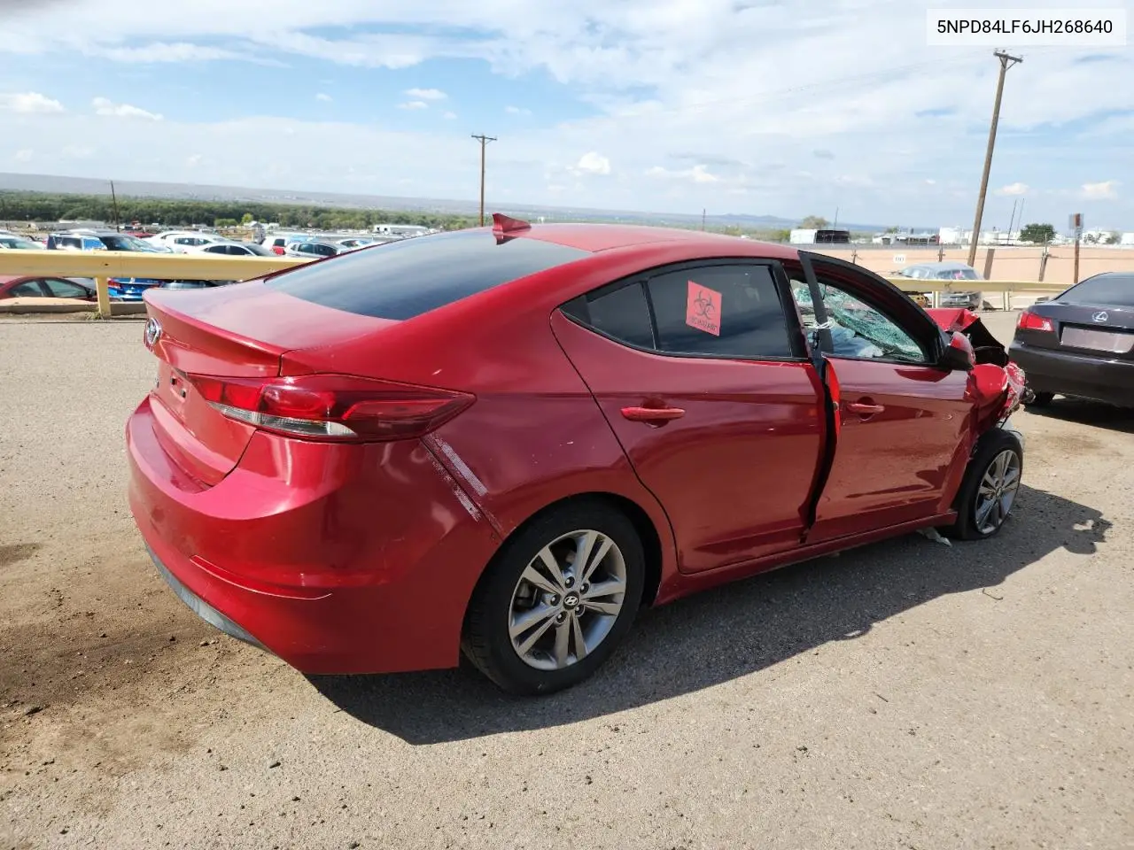 5NPD84LF6JH268640 2018 Hyundai Elantra Sel
