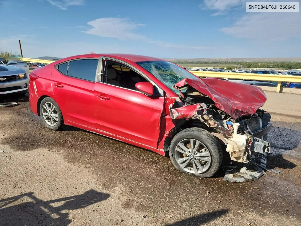 5NPD84LF6JH268640 2018 Hyundai Elantra Sel