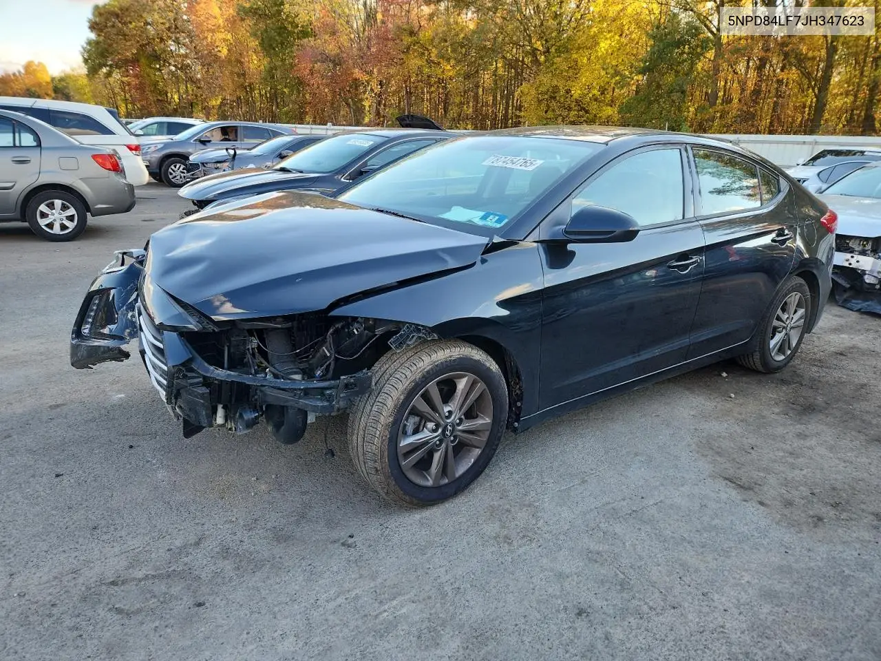 5NPD84LF7JH347623 2018 Hyundai Elantra Sel