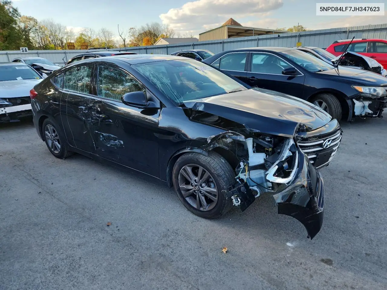 5NPD84LF7JH347623 2018 Hyundai Elantra Sel