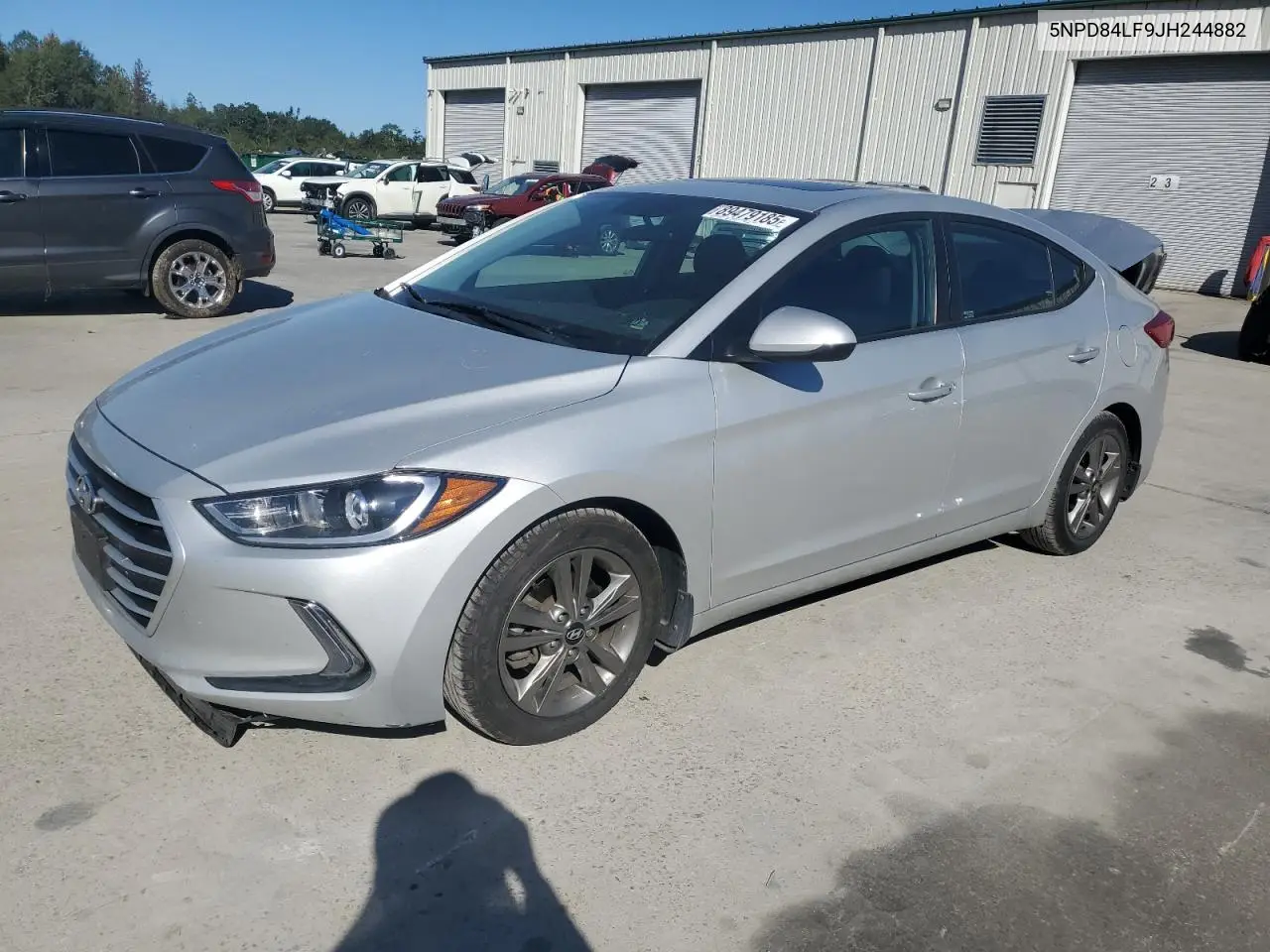 5NPD84LF9JH244882 2018 Hyundai Elantra Sel