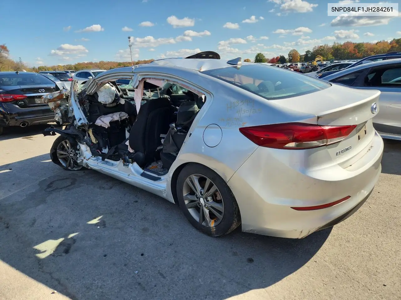 5NPD84LF1JH284261 2018 Hyundai Elantra Sel