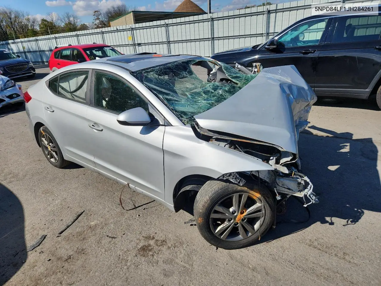 5NPD84LF1JH284261 2018 Hyundai Elantra Sel