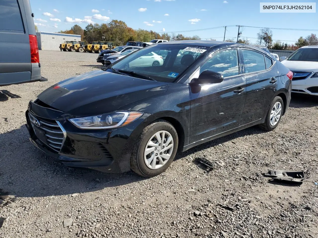 5NPD74LF3JH262104 2018 Hyundai Elantra Se
