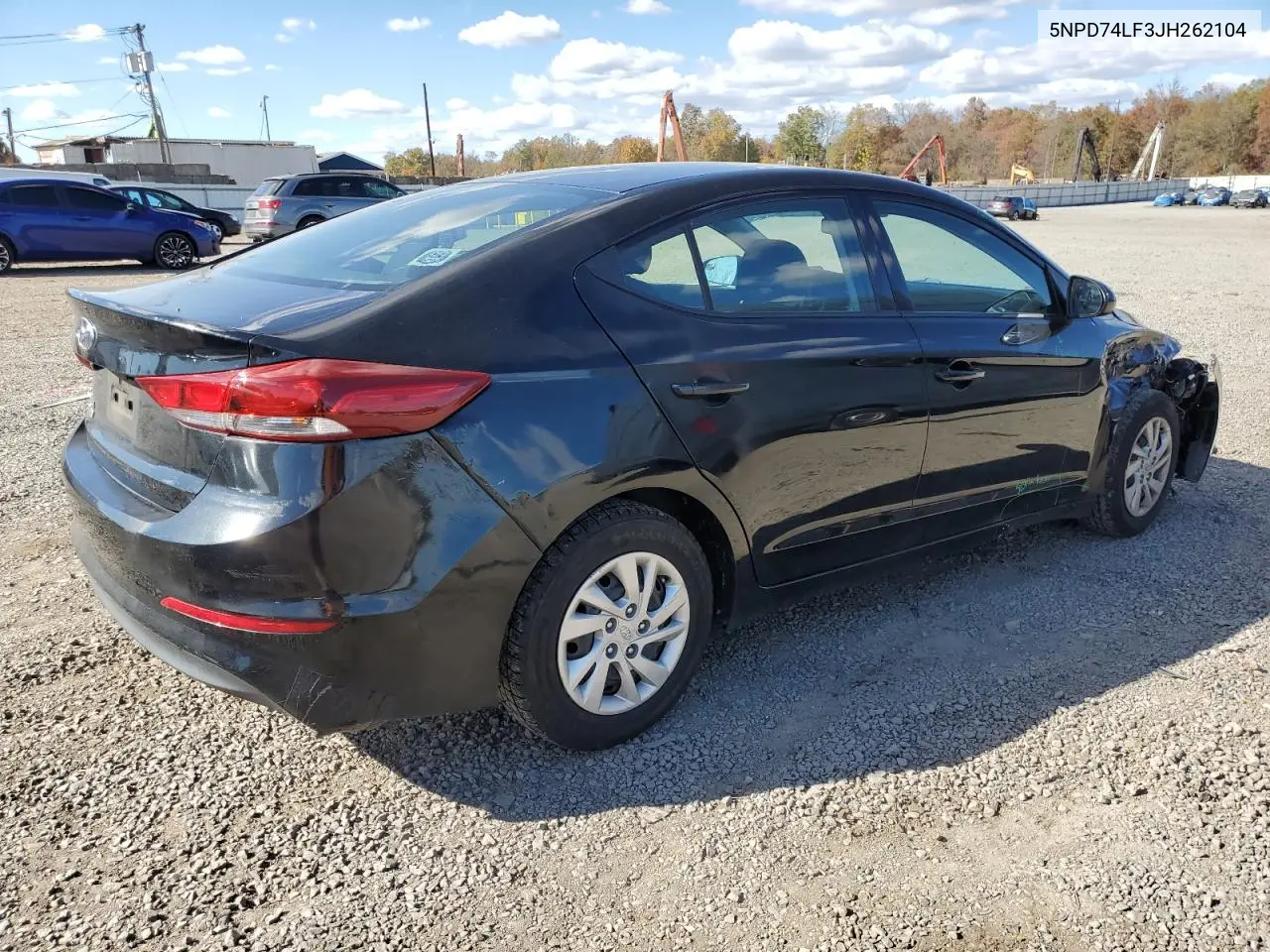 5NPD74LF3JH262104 2018 Hyundai Elantra Se