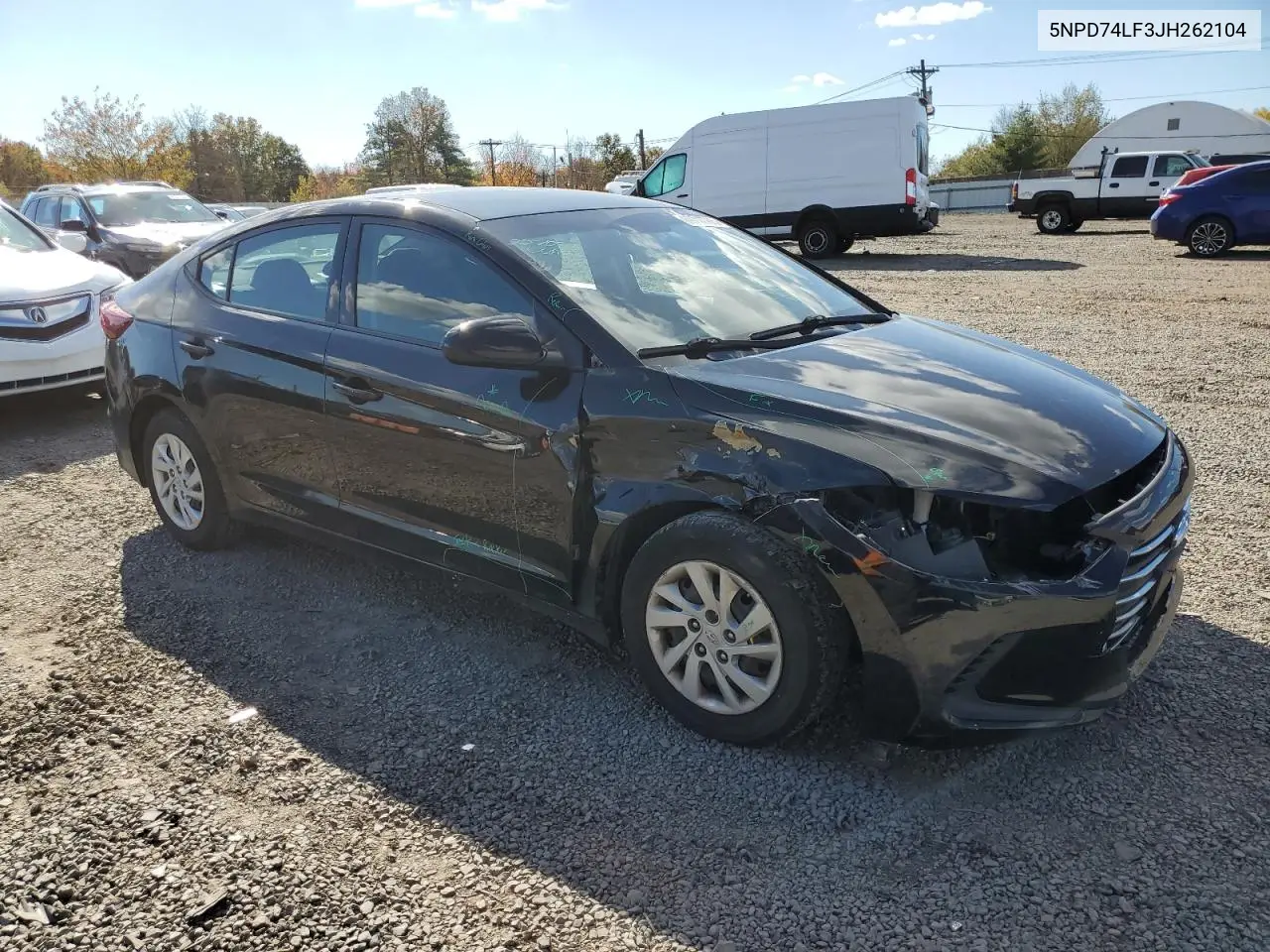 5NPD74LF3JH262104 2018 Hyundai Elantra Se
