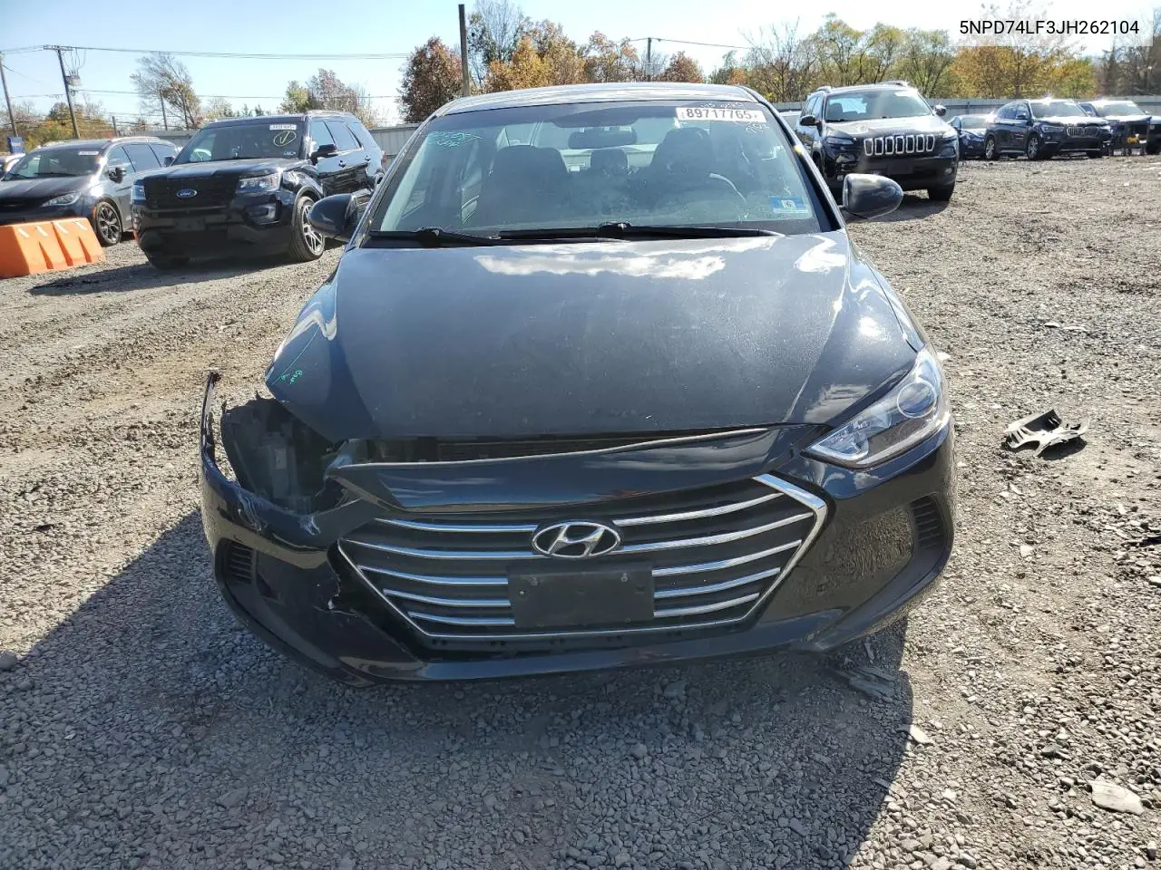 5NPD74LF3JH262104 2018 Hyundai Elantra Se