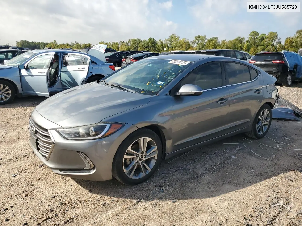 KMHD84LF3JU565723 2018 Hyundai Elantra Sel