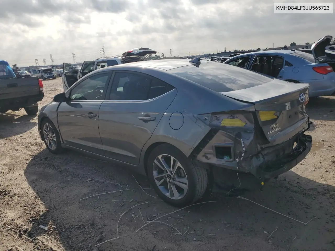 KMHD84LF3JU565723 2018 Hyundai Elantra Sel