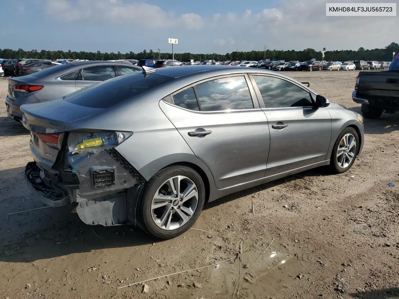 KMHD84LF3JU565723 2018 Hyundai Elantra Sel