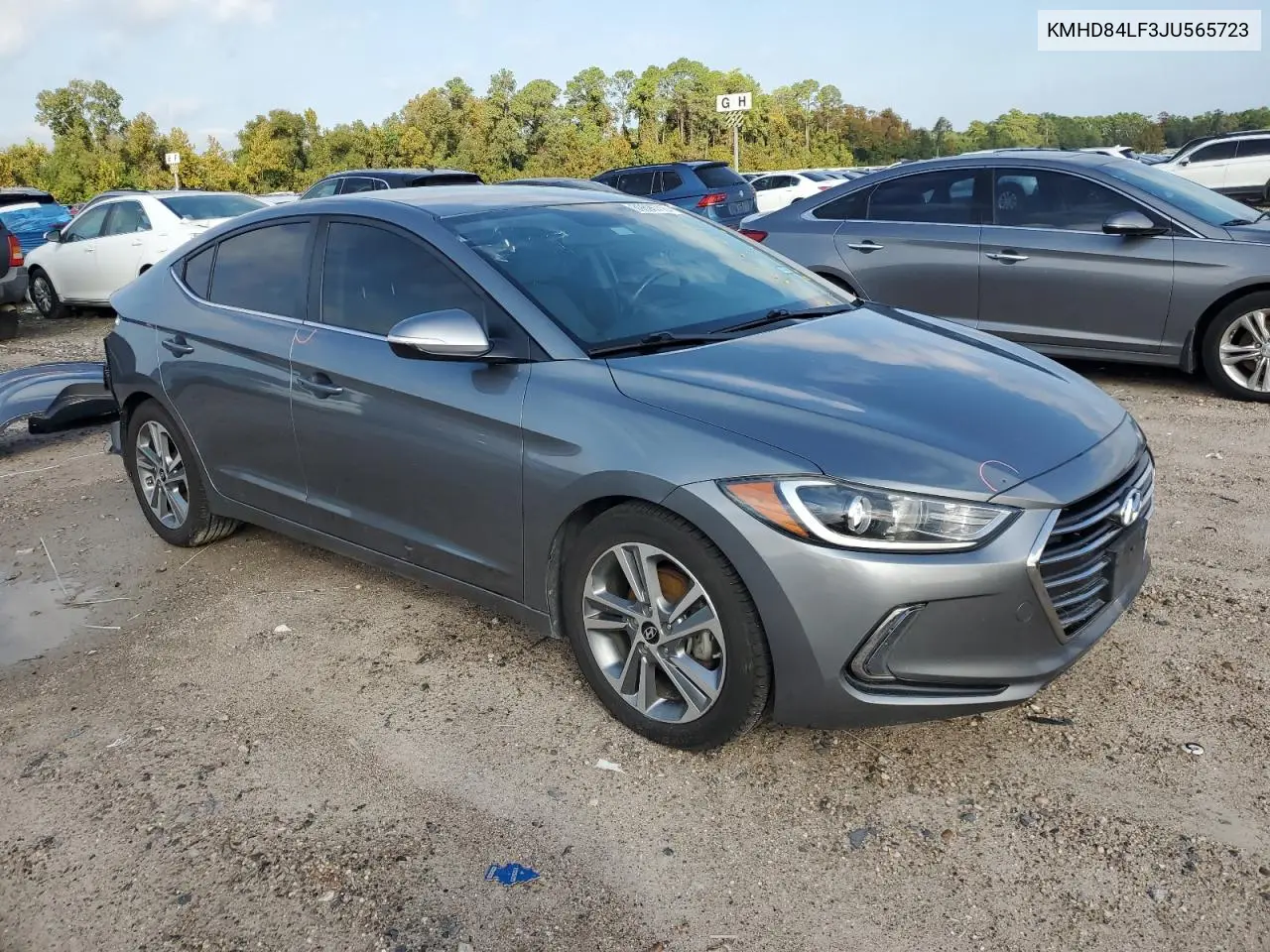 KMHD84LF3JU565723 2018 Hyundai Elantra Sel
