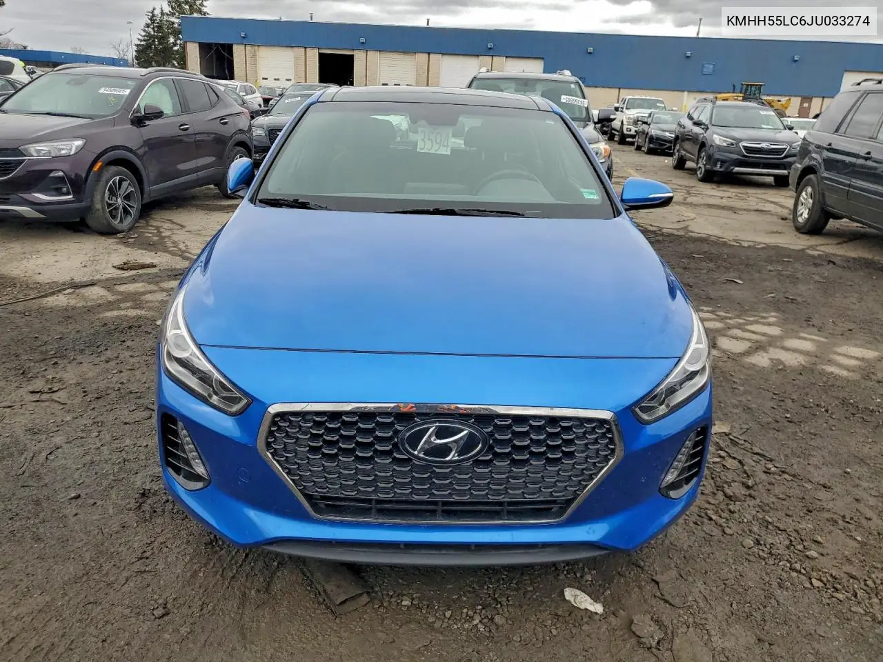 KMHH55LC6JU033274 2018 Hyundai Elantra Gt Sport