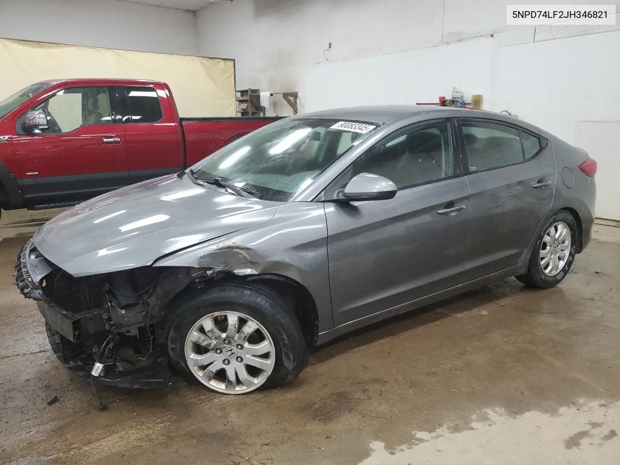 5NPD74LF2JH346821 2018 Hyundai Elantra Se