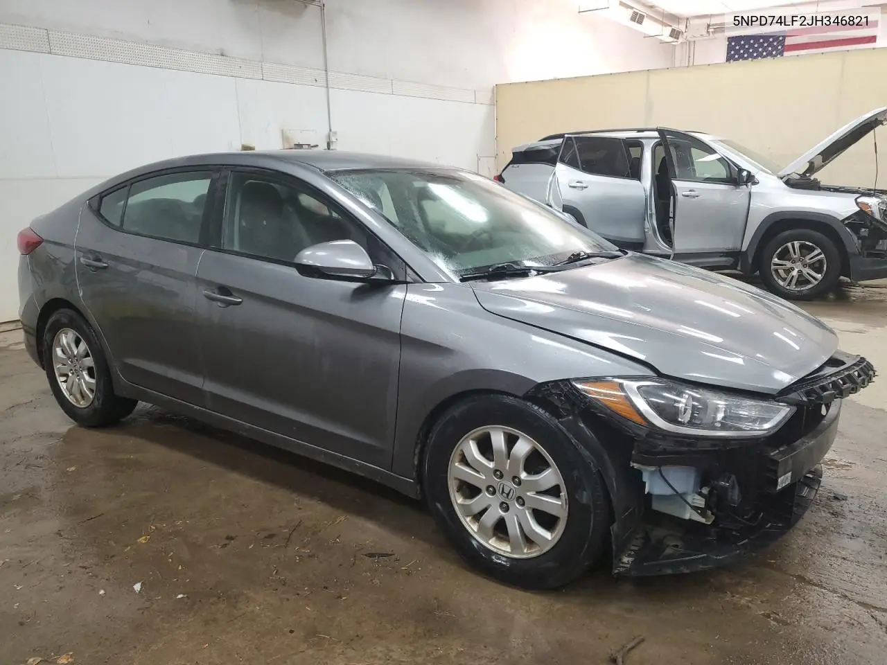 5NPD74LF2JH346821 2018 Hyundai Elantra Se