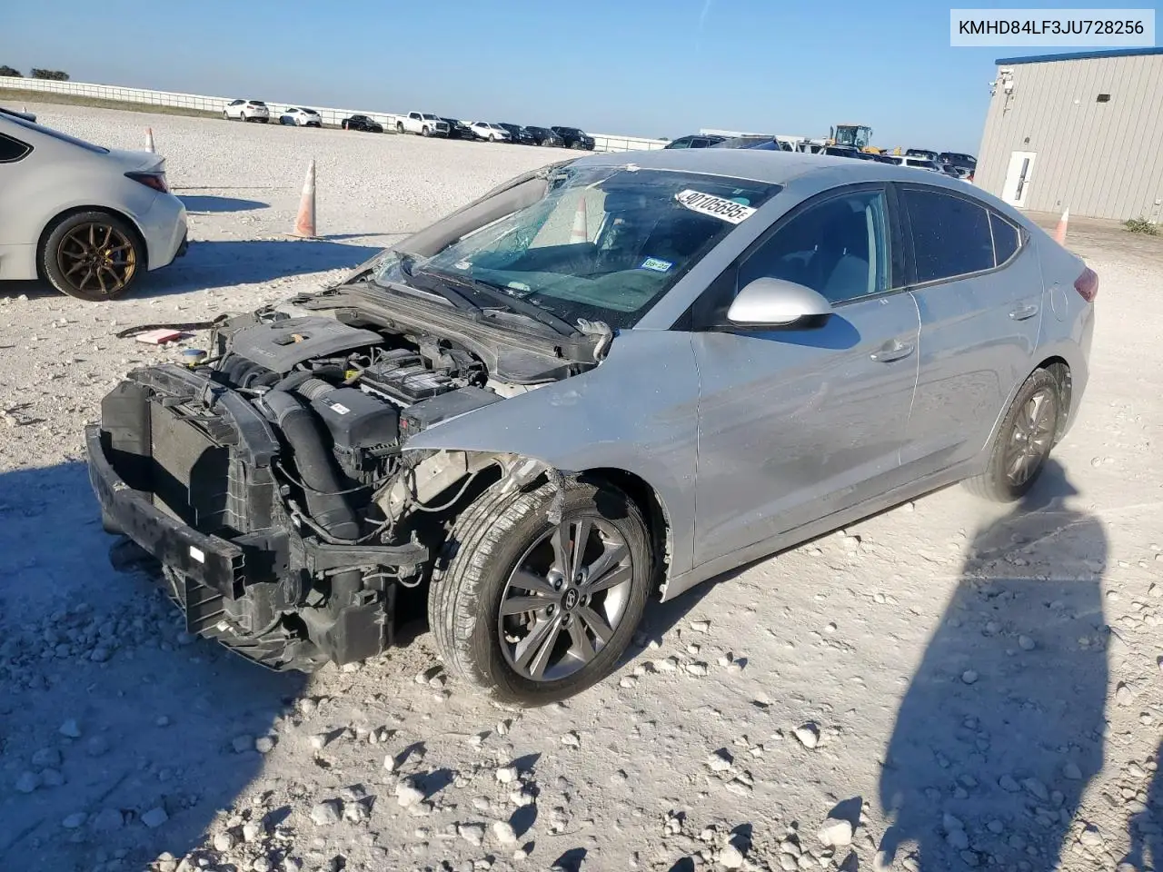 KMHD84LF3JU728256 2018 Hyundai Elantra Sel