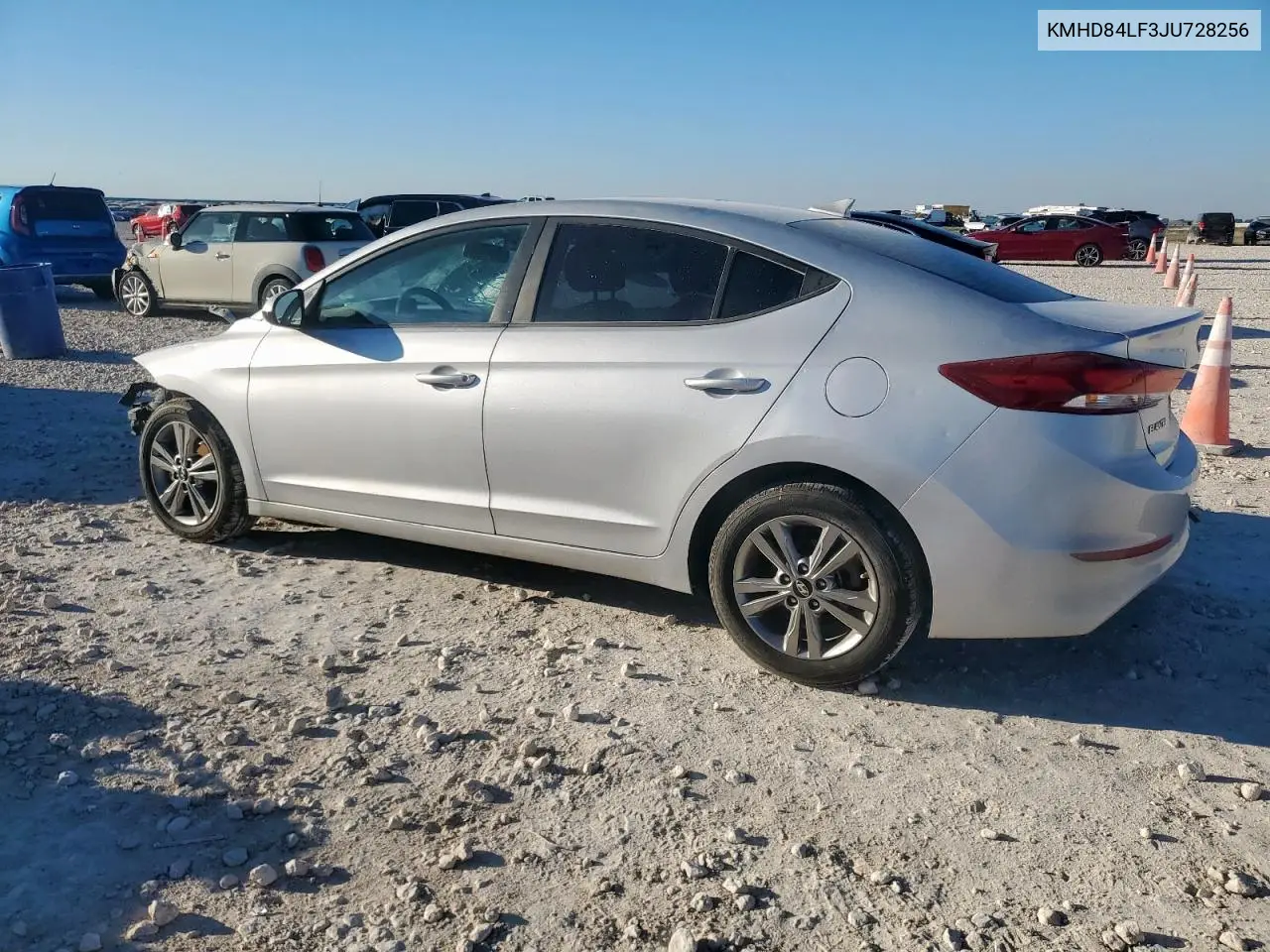 KMHD84LF3JU728256 2018 Hyundai Elantra Sel