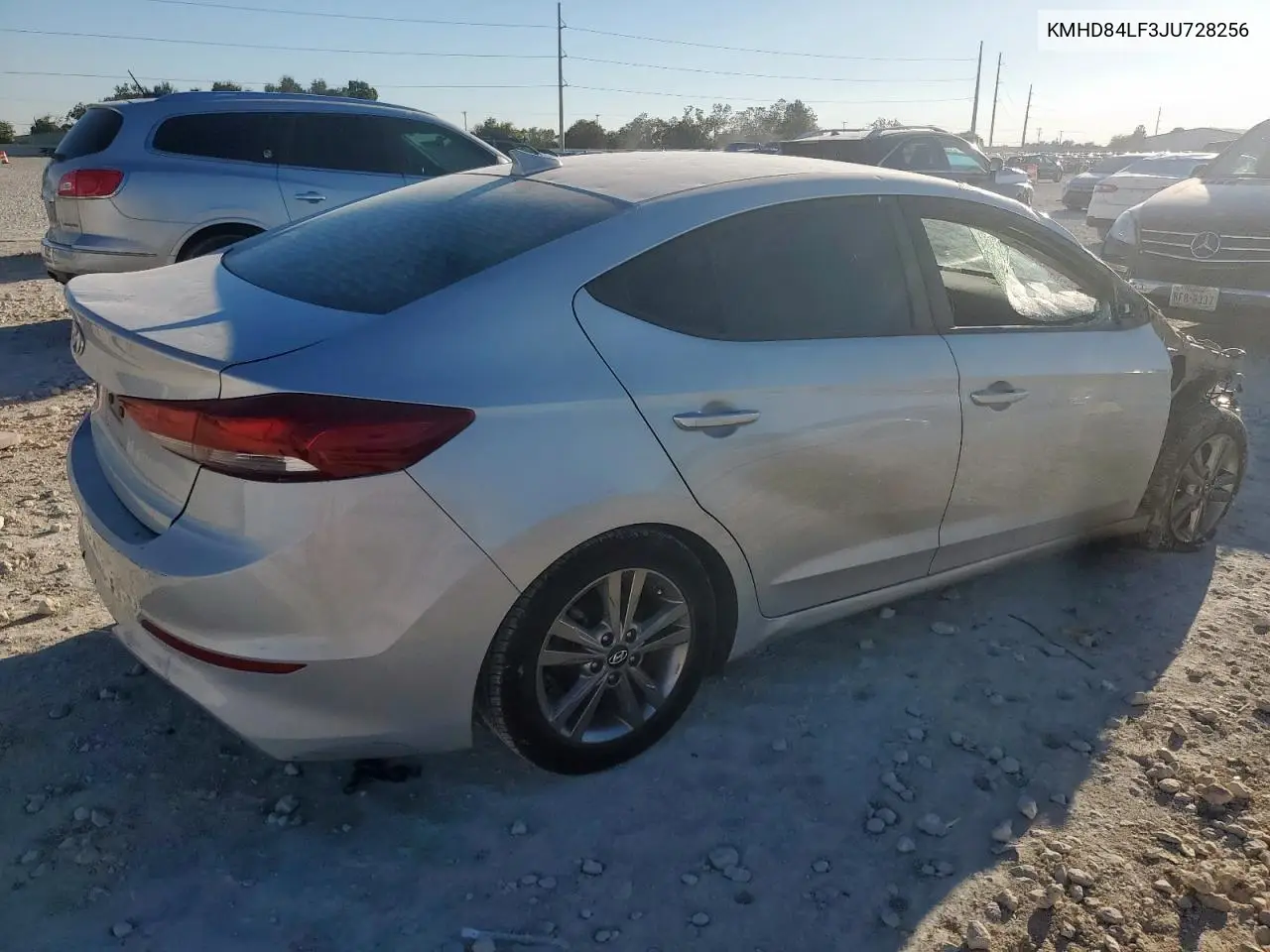 KMHD84LF3JU728256 2018 Hyundai Elantra Sel