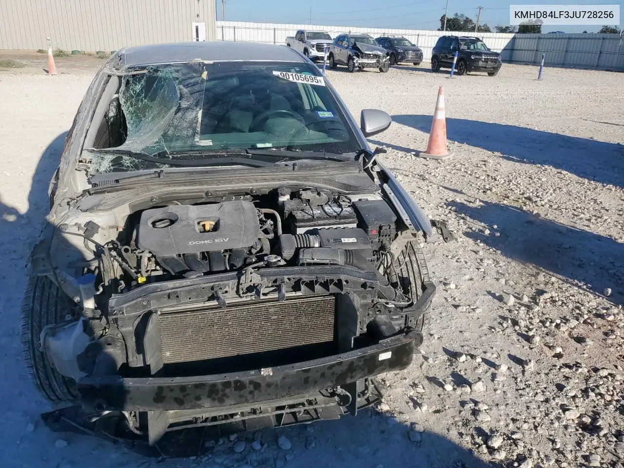 KMHD84LF3JU728256 2018 Hyundai Elantra Sel