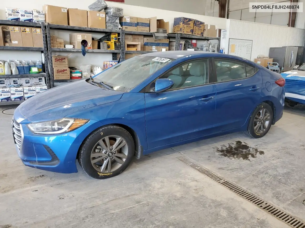 5NPD84LF8JH248874 2018 Hyundai Elantra Sel