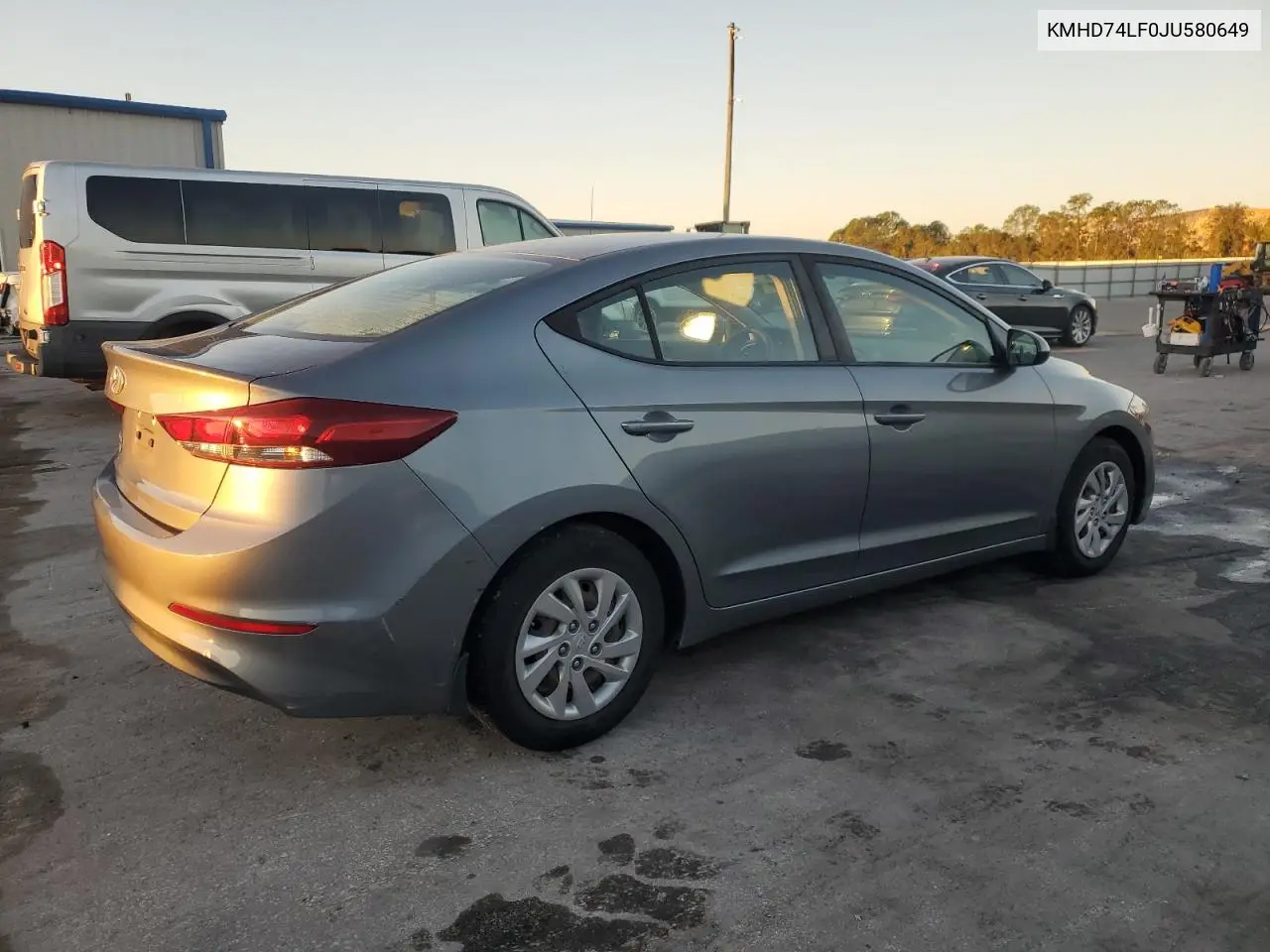 KMHD74LF0JU580649 2018 Hyundai Elantra Se