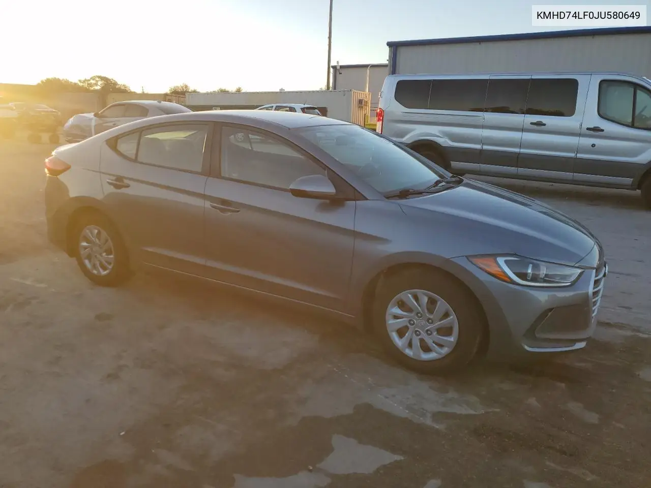 KMHD74LF0JU580649 2018 Hyundai Elantra Se